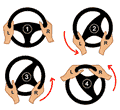 Push and pull steering method tutorial for learner drivers