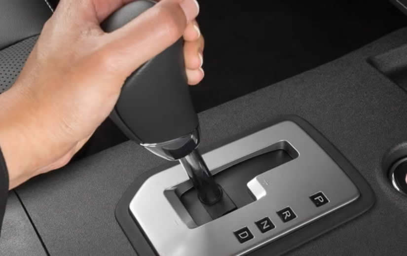 Automatic car gear selector lever