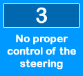 The number 3 top reason for driving test fails is failing to steer the car properly