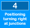 The number 4 top reason for driving test fails is incorrect road positioning at junctions