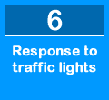 No. 6 on the top 10 most common test fails is traffic lights