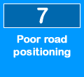 Top 10 driving test fails number 7 is poor road positioning