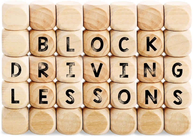 What are block driving lessons explained