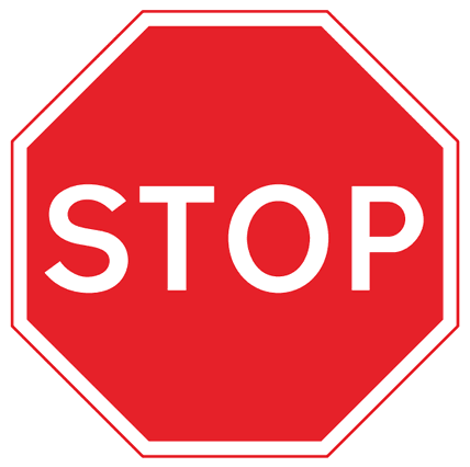 STOP Road Sign