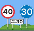 UK speed limit signs explained