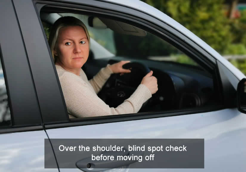 The Driving Test, Moving Off and Checking Blind Spots
