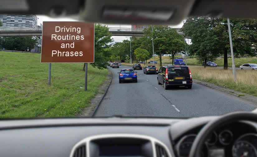 Driving routines and phrases explained for learner drivers