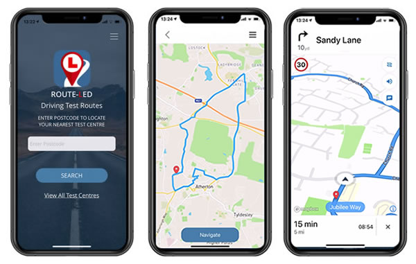 Driving Test Routes App